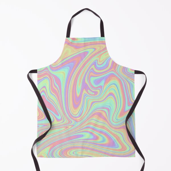 Item preview, Holographic Liquid Marble Effect Rainbow Colors Pastel Pattern designed and sold by Sour Soul.