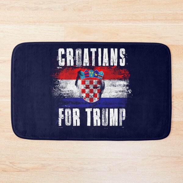 Item preview, Croatians For Trump - Trump 2020 Patriotic Flag designed and sold by ockshirts.