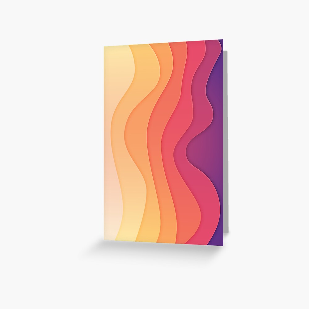 Summer waves Greeting Card