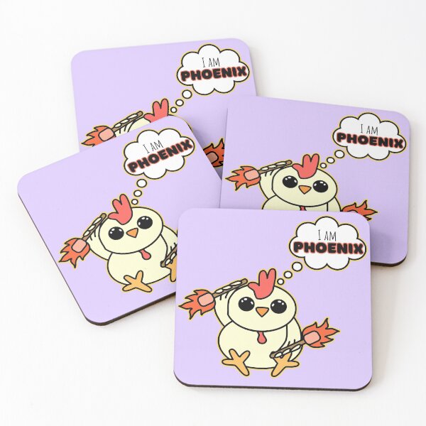 Item preview, Courageous chicken's phoenix dream  designed and sold by PandaKare.