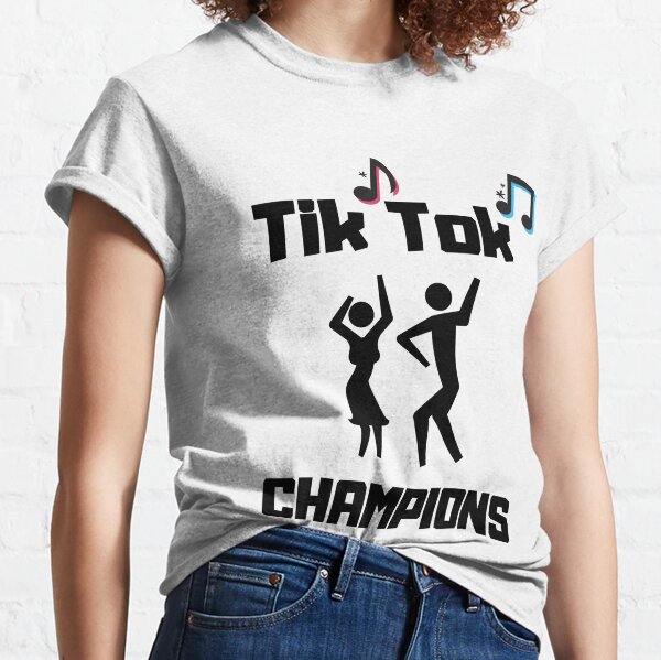 Tik Tok Clothes Woman, Tshirt Tik Tok Adult, Shirts Print Tiktok