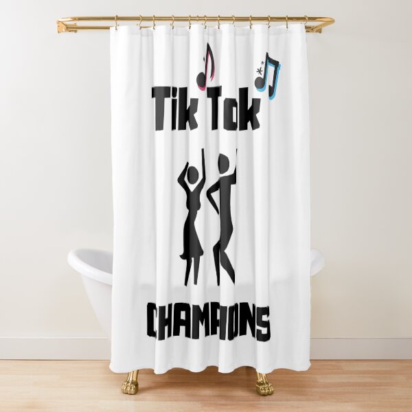 Tik Tok Shower Curtains Redbubble