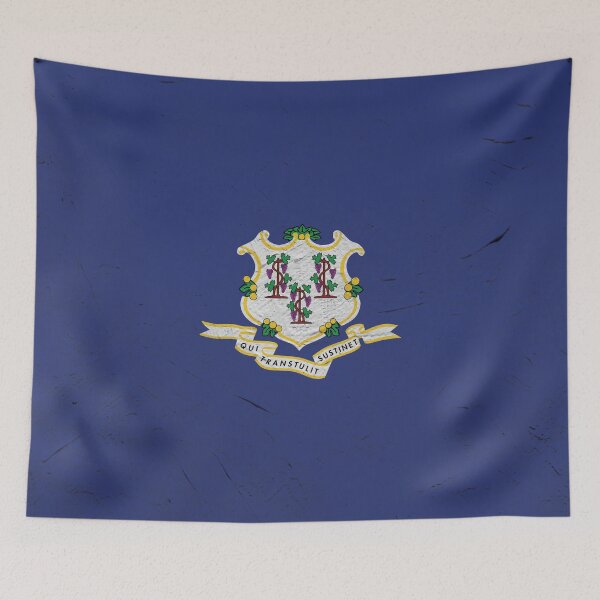Item preview, Connecticut Flag Wall designed and sold by TRowanDesign.