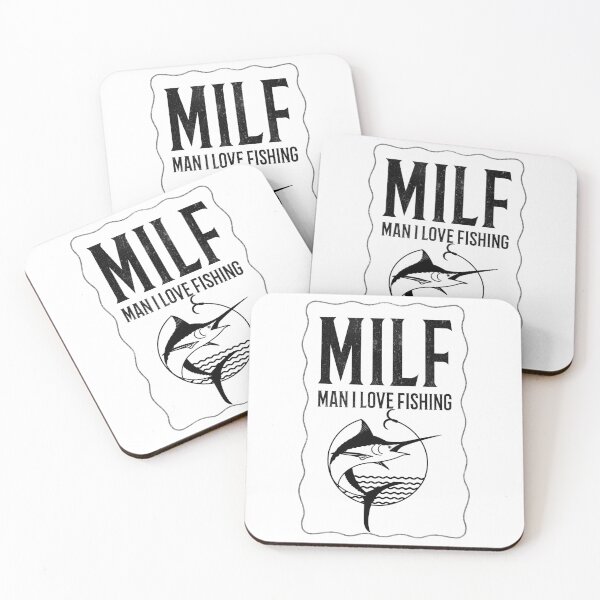 Item preview, MILF Man I Love Fishing - Funny fishing Sticker designed and sold by kenadams403.