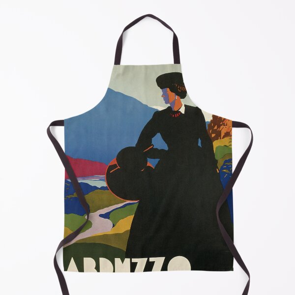 Aperçu de l'œuvre Abruzzo poster retro créée et vendue par CorasPosters.