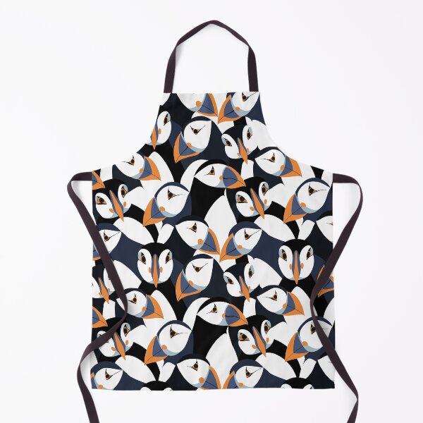 Item preview, Puffins with orange beaks designed and sold by Griffletta.