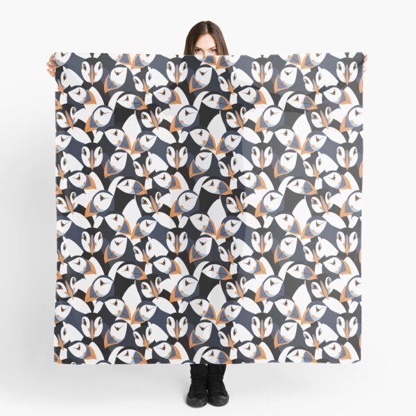 Item preview, Puffins with orange beaks designed and sold by Griffletta.