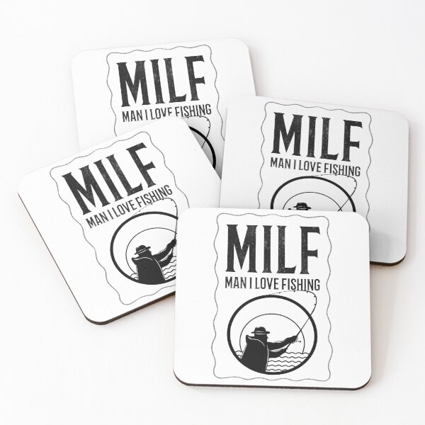 Item preview, MILF Man I Love Fishing - Funny fisherman Sticker designed and sold by kenadams403.