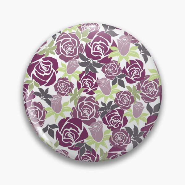 Item preview, Overlapping Purple Roses from the Fancy Floral Zebra Collection designed and sold by CJAura by Claire Jane Johnson.