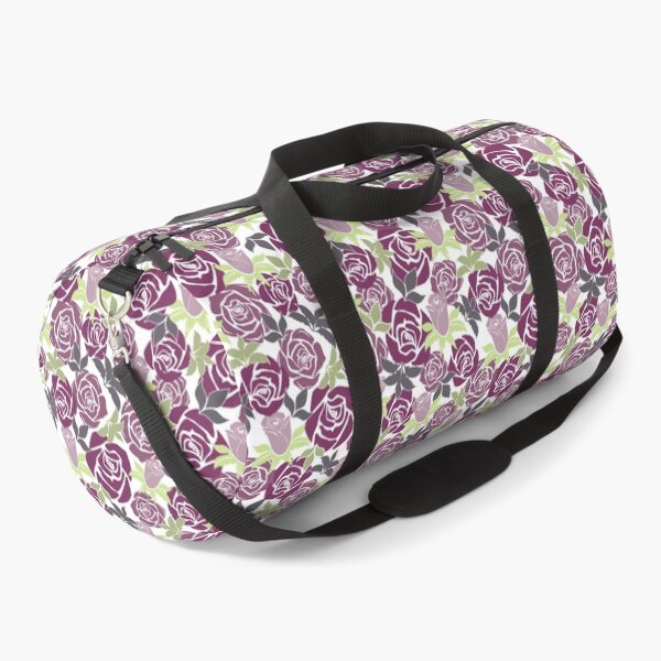 Item preview, Overlapping Purple Roses from the Fancy Floral Zebra Collection designed and sold by CJAura by Claire Jane Johnson.