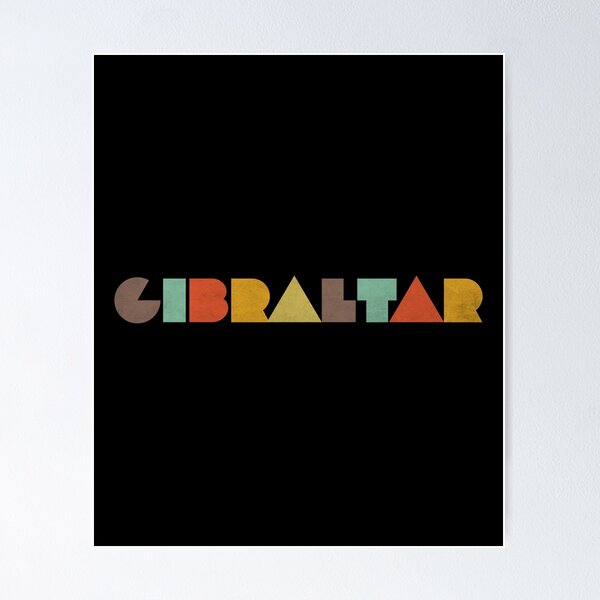 Vintage gibraltar poster hi-res stock photography and images - Alamy