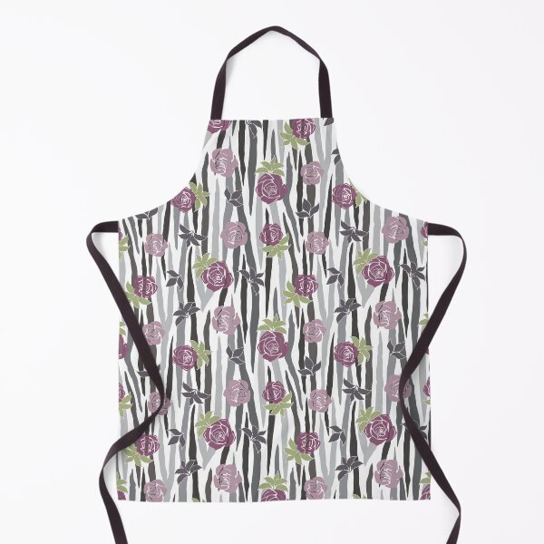 Artikelvorschau, Zebrastreifen-Druck mit lila Rosen aus der Fancy Floral Zebra Collection entworfen und verkauft von CJAura by Claire Jane Johnson.