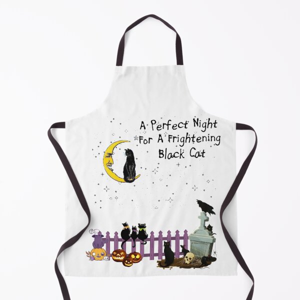 Item preview, A Perfect Night For A Frightening Black Cat T-Shirt. designed and sold by OAPod.