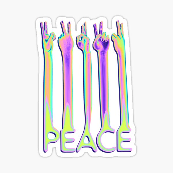 Peace Sticker