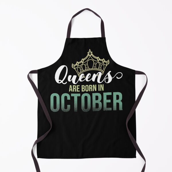 Item preview, Queens Are Born In October Birthday Graphic designed and sold by PlusAdore.