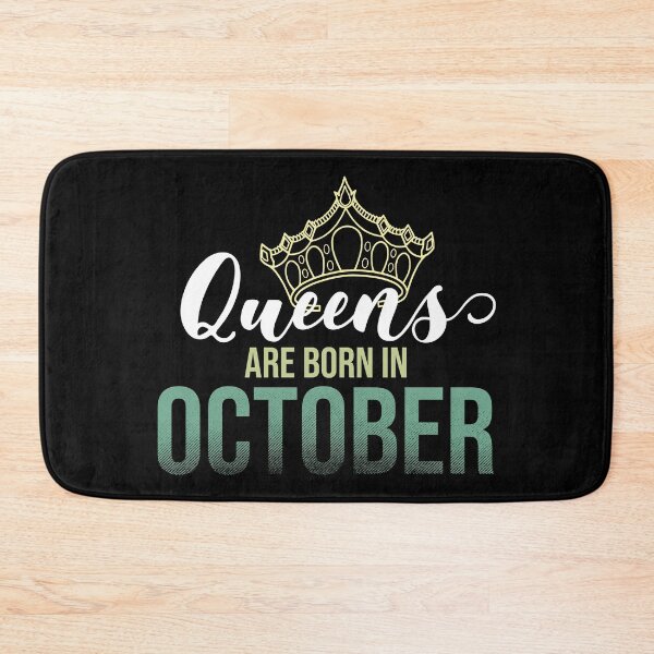 Item preview, Queens Are Born In October Birthday Graphic  designed and sold by PlusAdore.