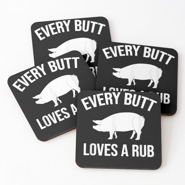 Item preview, Every Butt Loves A Rub Pork Barbecue Pig Bacon BBQ designed and sold by Clayton-Bowman.