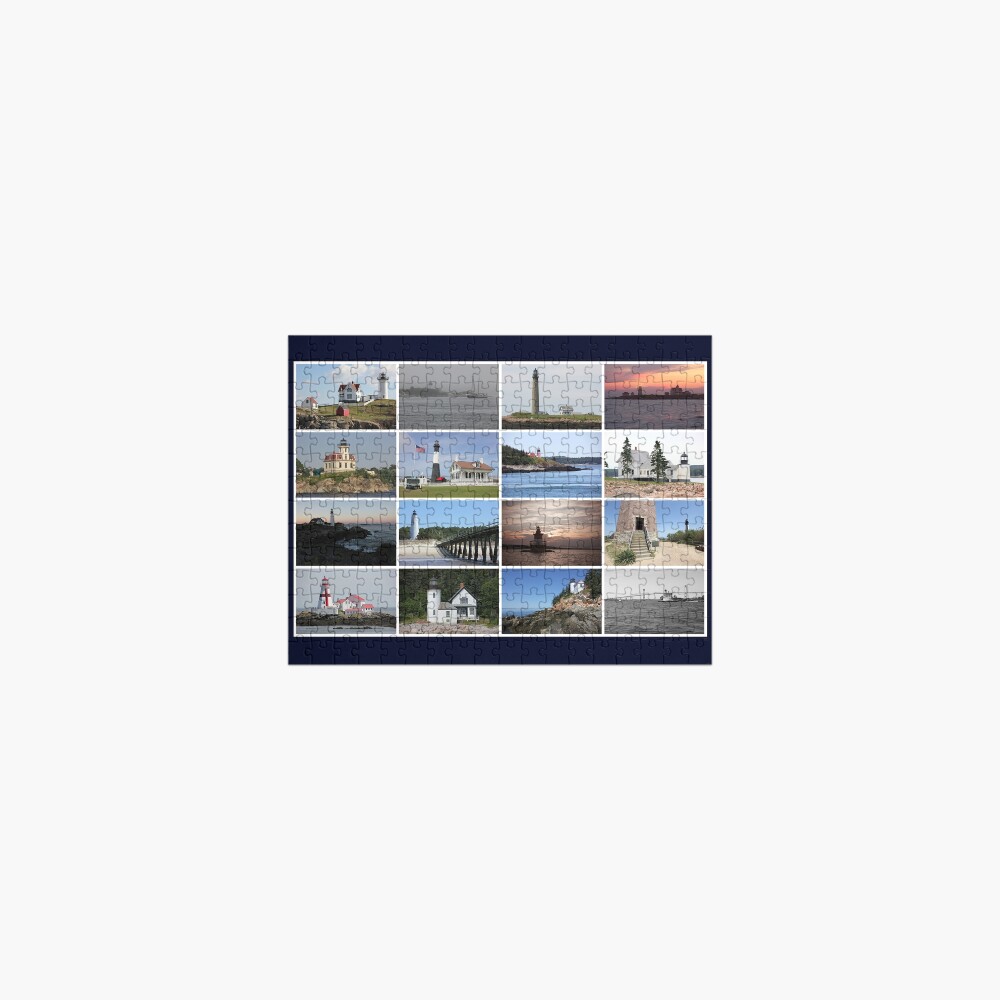 "Lighthouses of the Atlantic Coast" Jigsaw Puzzle for Sale by