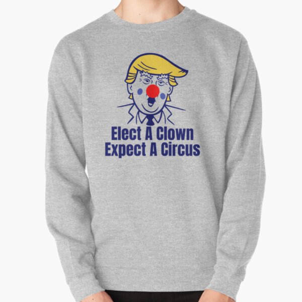 Trump Clown Sweatshirts Hoodies Redbubble - circus juggler drag dress roblox