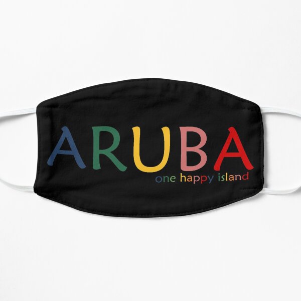 Aruba One Happy Island Flat Mask