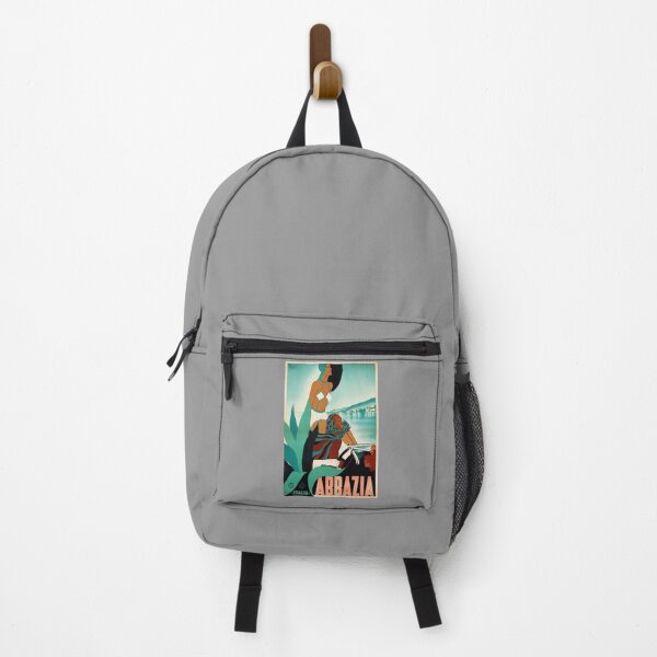 Item preview, Abbazia retro poster designed and sold by CorasPosters.