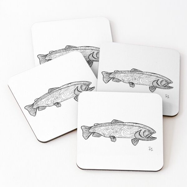 Item preview, Topo Trout designed and sold by sarahgsteen.