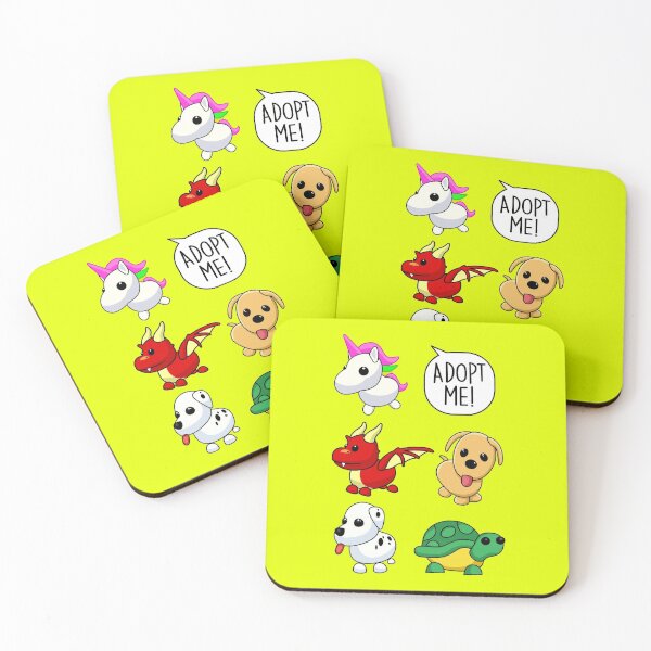 Adopt Me Roblox Coasters Redbubble - selling hot dogs roblox adopt me youtube