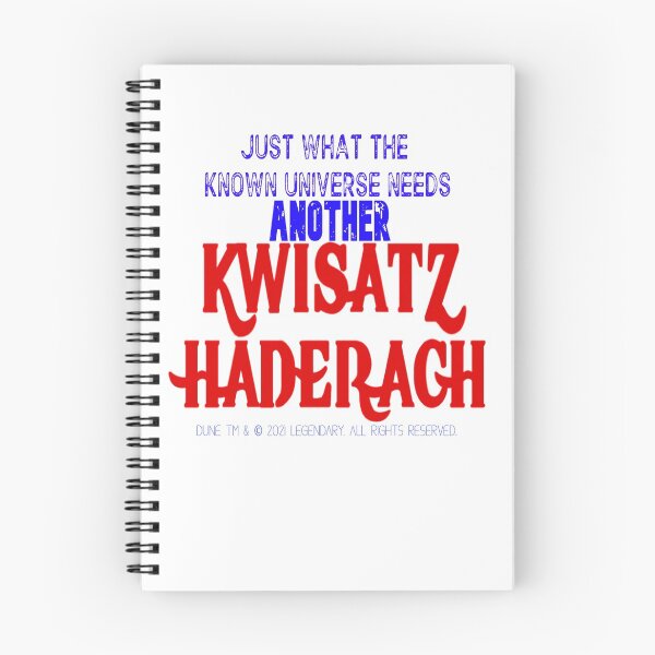 Item preview, JUST WHAT THE KNOWN UNIVERSE NEEDS ANOTHER KWISATZ HADERACH designed and sold by James E. Guin.