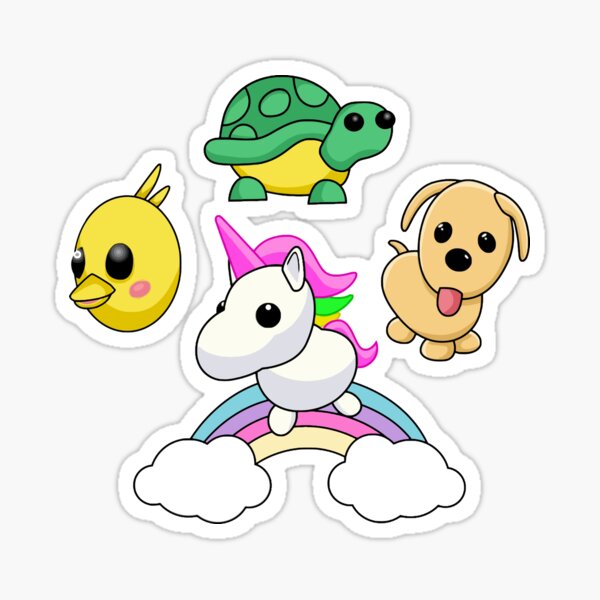 Adopt Me Stickers Redbubble - aesthetic roblox edits adopt me
