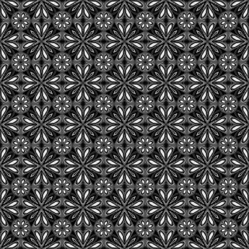 Artwork thumbnail, Black Spring Floral 02 by Lafara