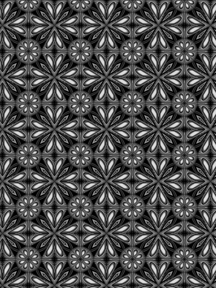 Black Spring Floral 02 by Lafara