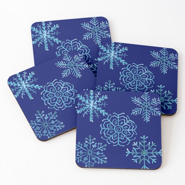 Item preview, Snowflakes Just for Me - Navy Blue designed and sold by mhicks23.