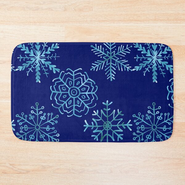 Item preview, Snowflakes Just for Me - Navy Blue designed and sold by mhicks23.