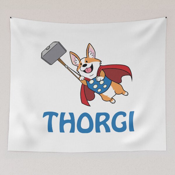 Item preview, Thorgi (Thor and Corgi Mash Up) designed and sold by Ralphious.