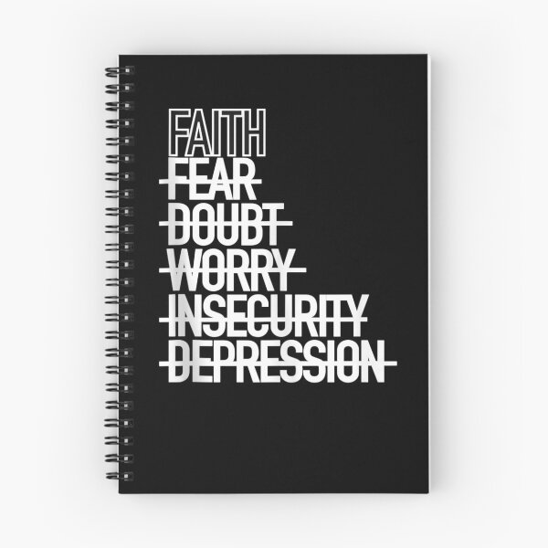 Item preview, Faith Over Fear Doubt Worry Insecurity Depression designed and sold by Clayton-Bowman.