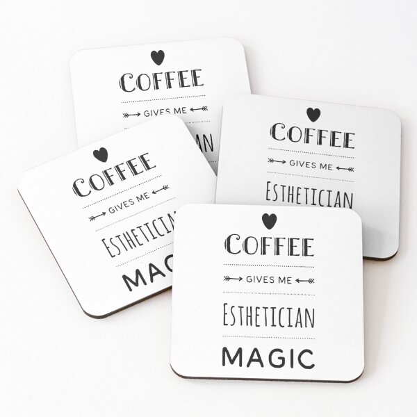 Item preview, Coffee Gives Me Esthetician Magic designed and sold by SerenaBliss.