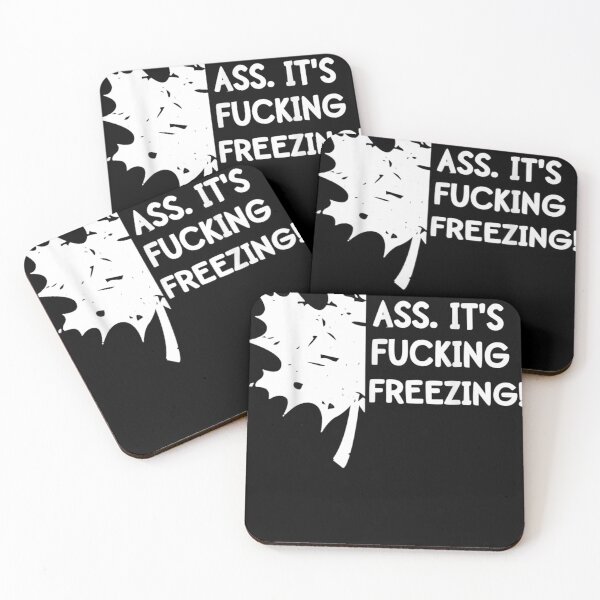 Item preview, Funny Anti Autumn Fall Weather Quote It's Fucking Cold Meme designed and sold by Clayton-Bowman.