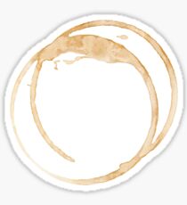 Coffee Stain Sticker