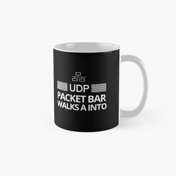 Item preview, UDP Packet walks into a bar  designed and sold by Vaishnavi Deo.