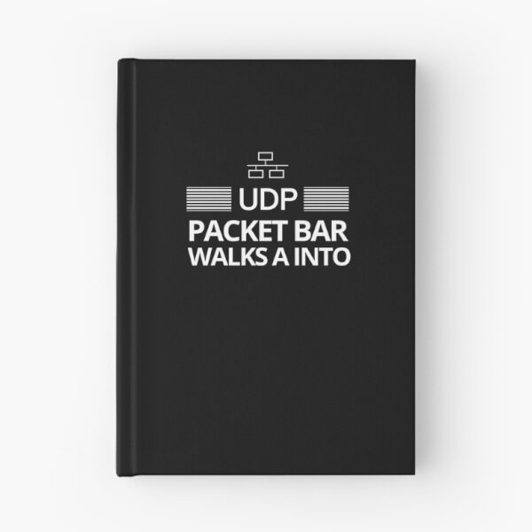 Item preview, UDP Packet walks into a bar  designed and sold by Vaishnavi Deo.
