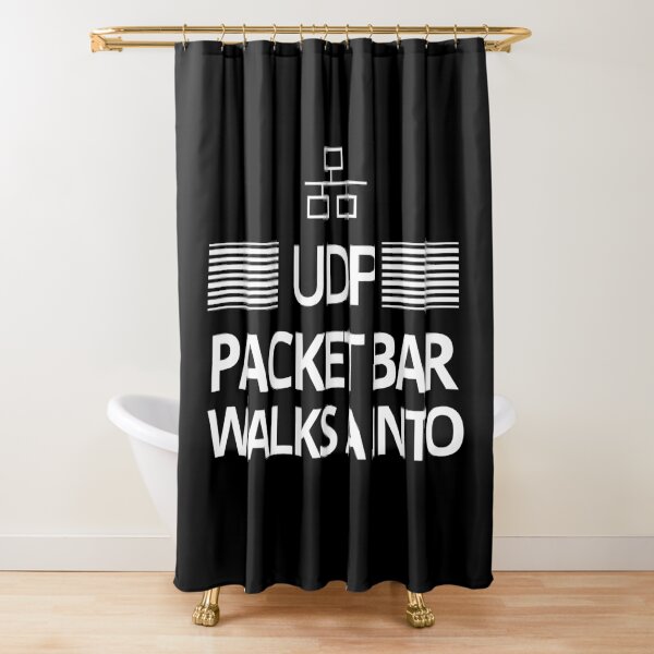 Item preview, UDP Packet walks into a bar  designed and sold by Vaishnavi Deo.