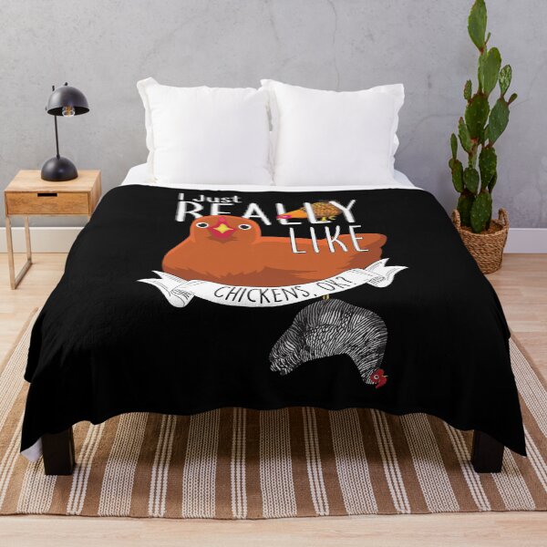 Item preview, I Just Really Love Chickens, OK? designed and sold by Clara Hollins.