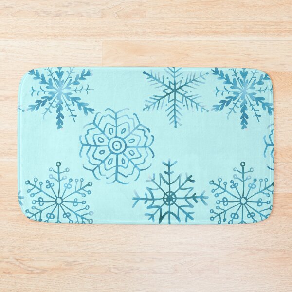 Item preview, Snowflakes Just for Me - Aqua Blue designed and sold by mhicks23.