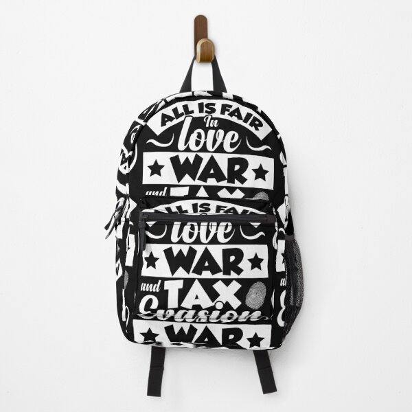 Item preview, All Is Fair In Love, War And Tax Evasion | Amusing Financial Meme designed and sold by GravitiTees.