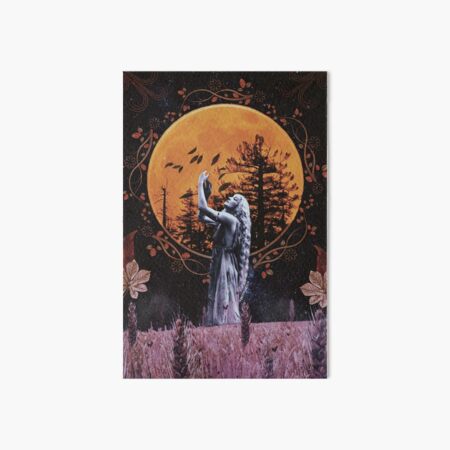 Harvest Moon Art Board Print