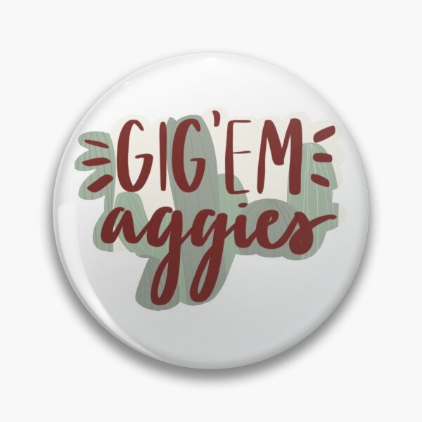 gig em aggies Sticker for Sale by Hannah Erwin