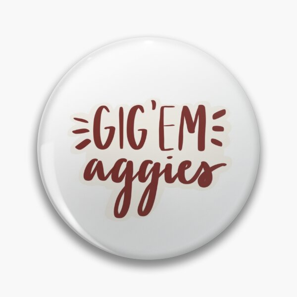 Texas A&M Gig'Em Aggies Pin