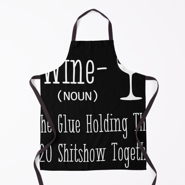 Item preview, Wine The Glue Holding This 2020 Shitshow Together white 2 designed and sold by Joni77.