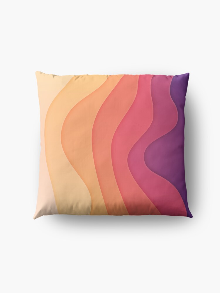 Alternate view of Summer waves Floor Pillow