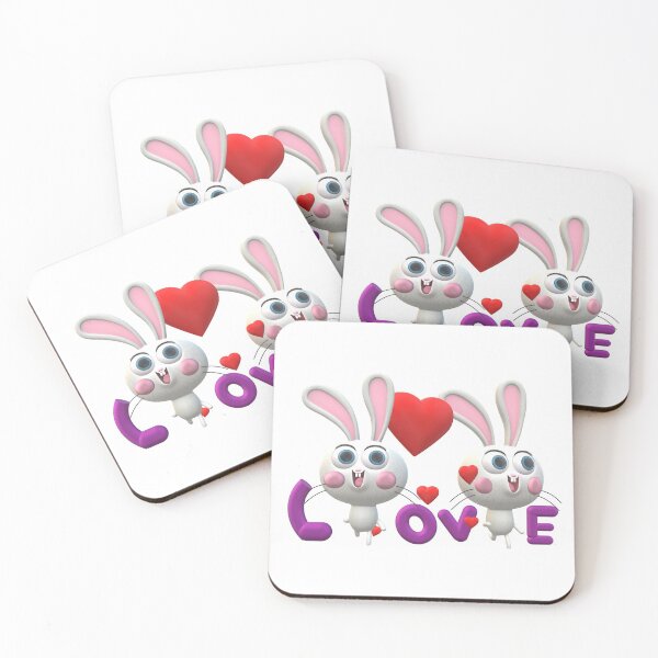 Item preview, Fanny rabit character witt love together  designed and sold by jotcar.